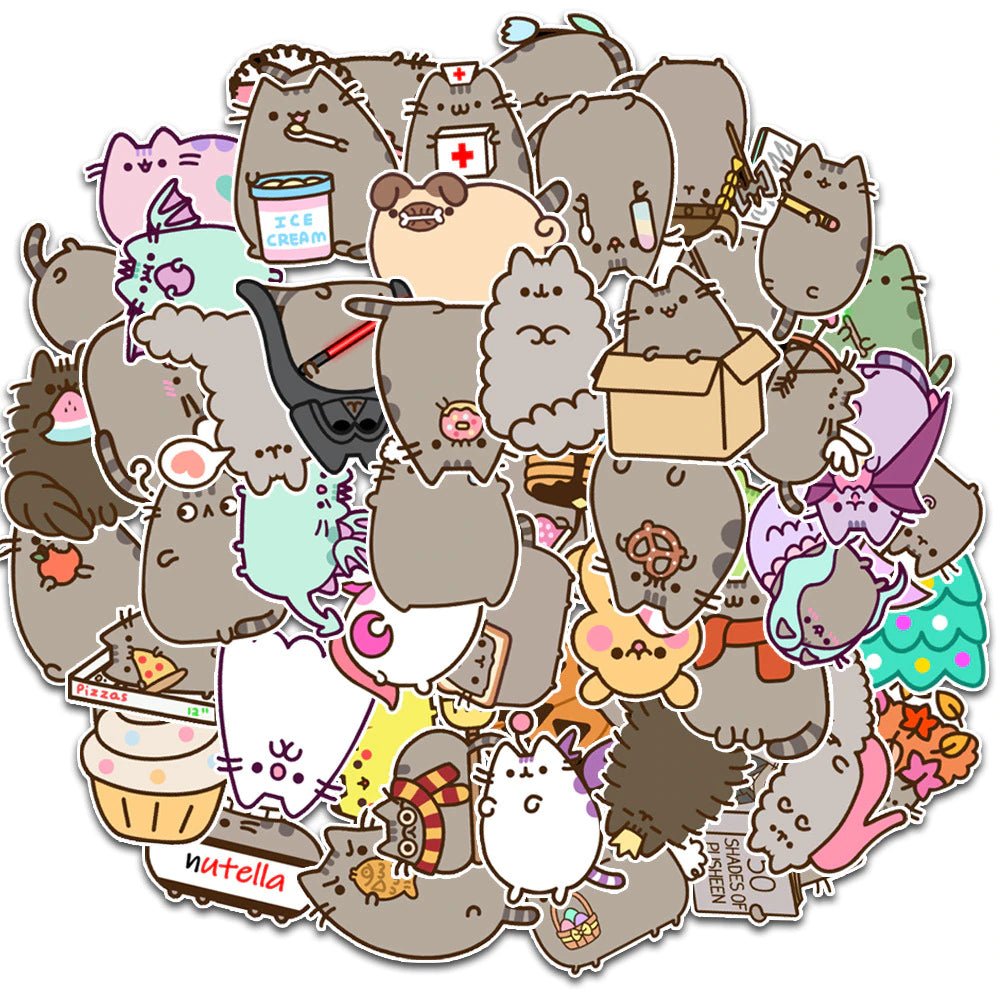 Chonk Cat Sticker - molonado