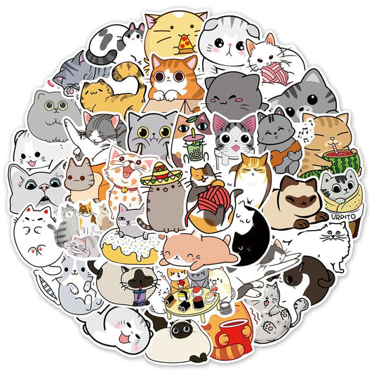 Cute Cat Sticker - molonado