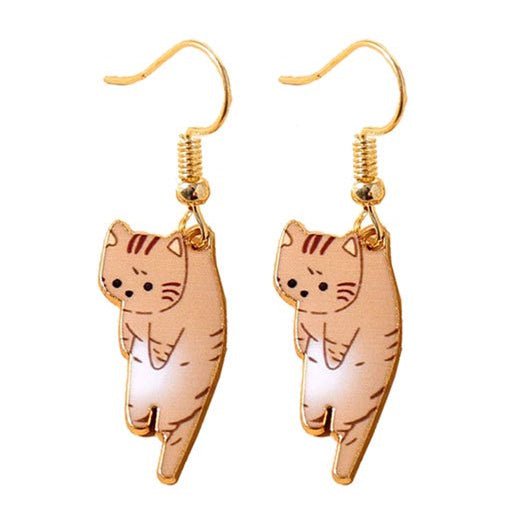 Dangle Cat Earrings - molonado