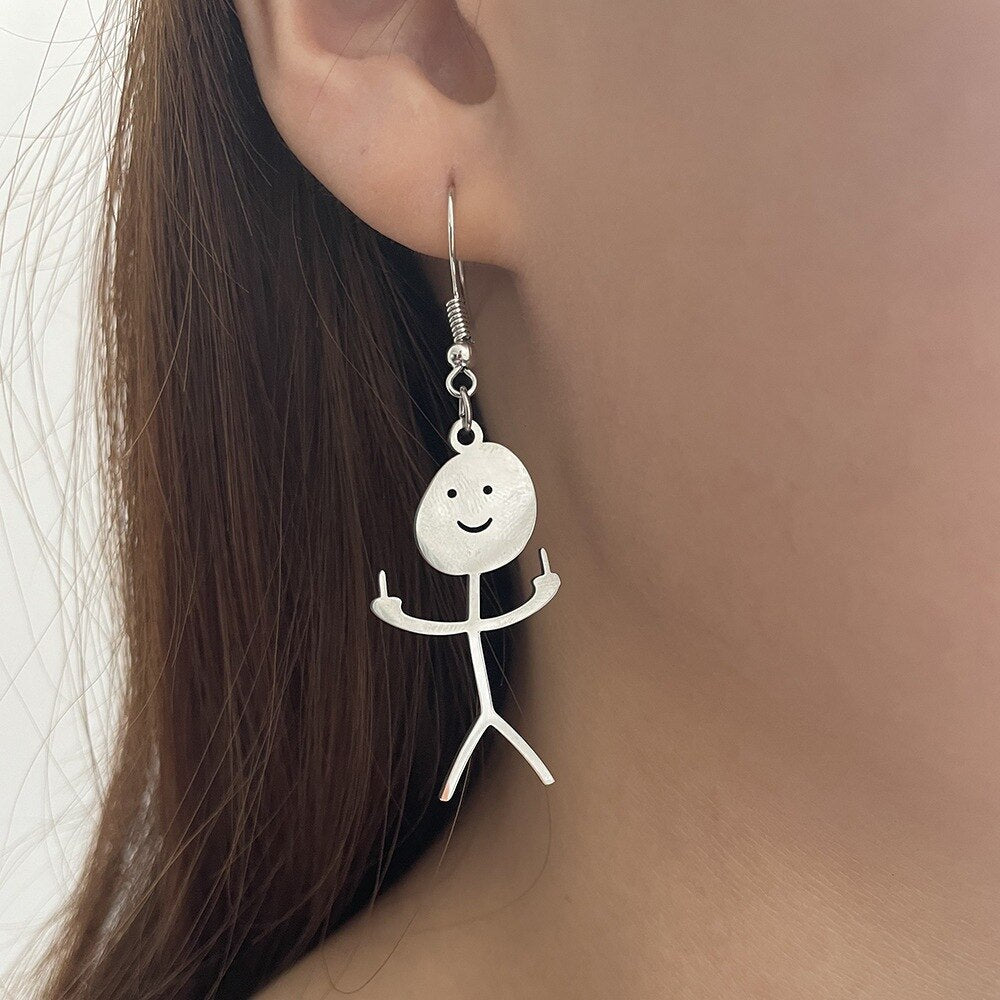 Middle Finger Earrings - molonado