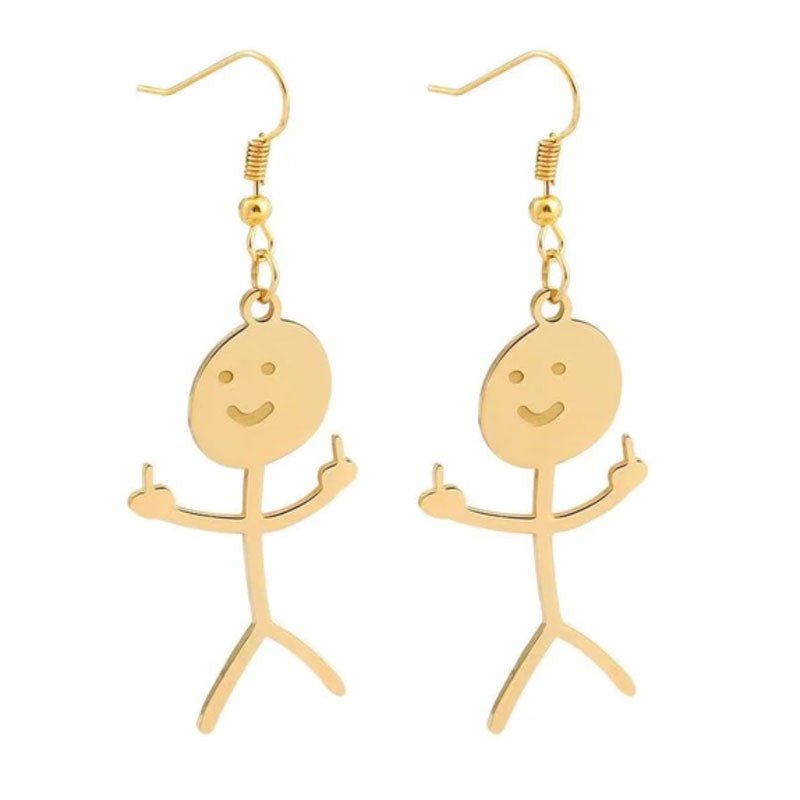 Middle Finger Earrings - molonado